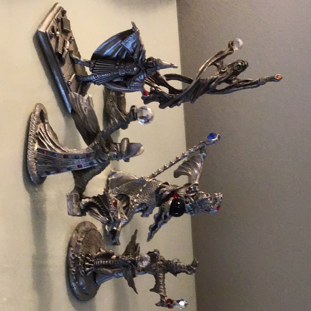 Pewter figurines